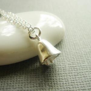 Wedding Bell Sterling Silver Necklace