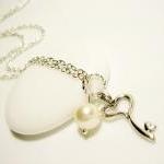 Keys To My Heart Sterling Silver Necklace